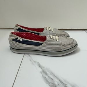 Keds Stripe Slip On Sneakers Shoes